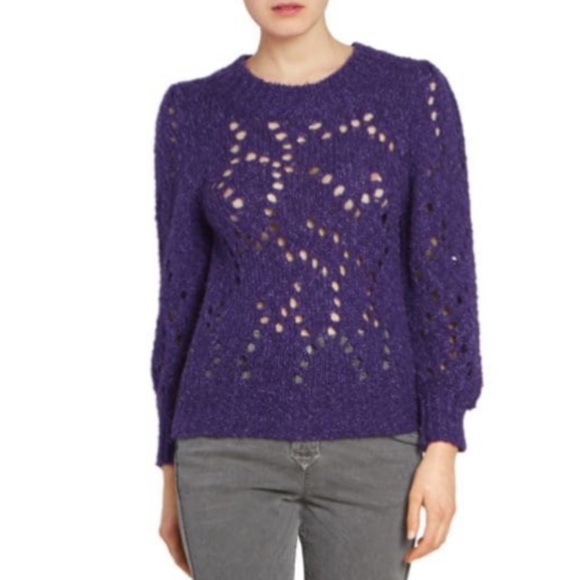 ISABEL MARANT**Purple Knit Sweater**US 6 $370 - Picture 3 of 7
